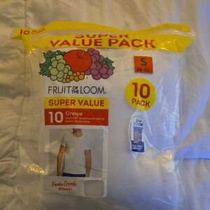 Fruit of the Loom Super Value White T-Shirt Pack